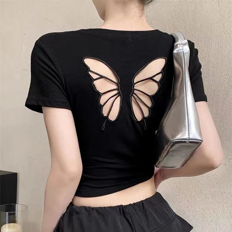 Women’s Butterfly Crop Top