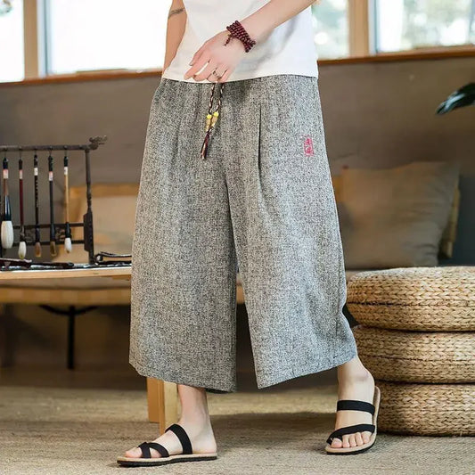 Bolubao Men’s Casual Streetwear Loose Solid Pants