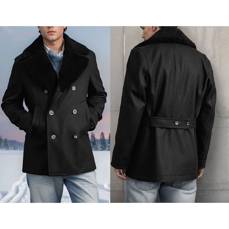 Men's Wool Pea Coat