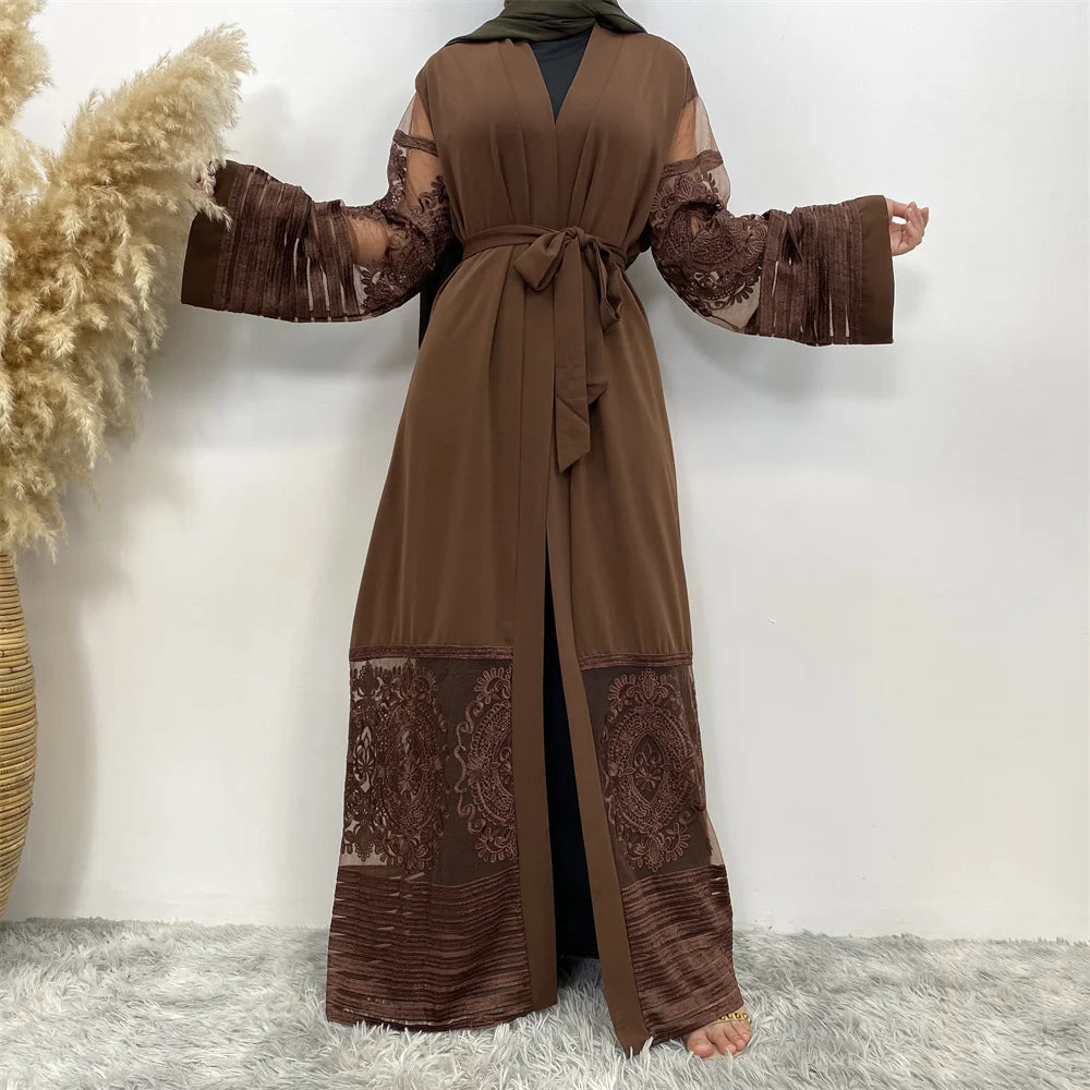 Women’s Gold Rhinestone Abaya