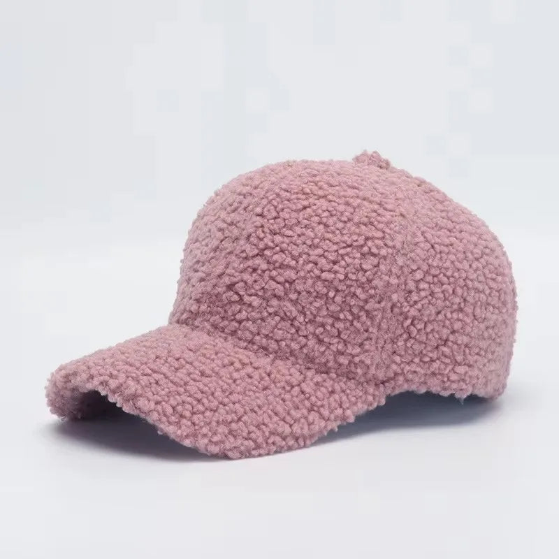 Lamb Wool Baseball Cap