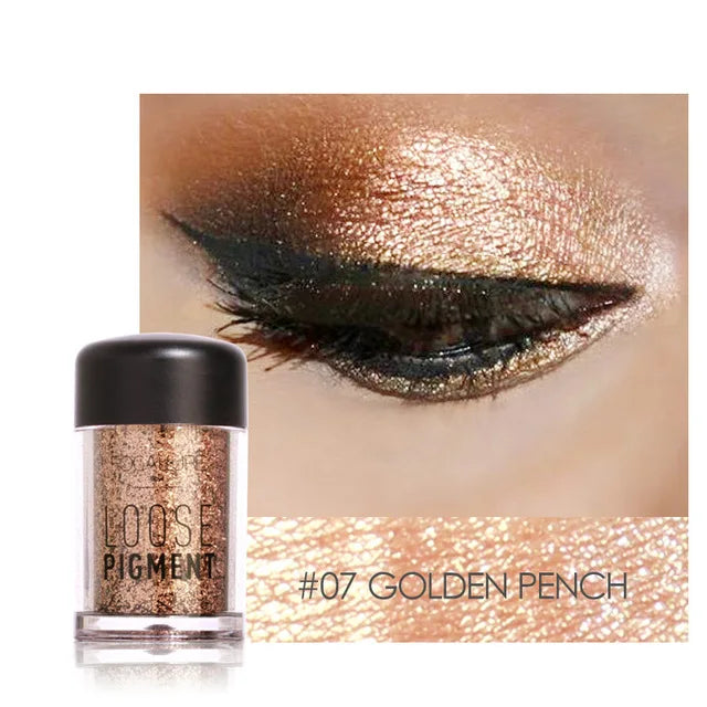 18-Color Glitter Eyeshadow Waterproof Shiny Crystal Eye Makeup