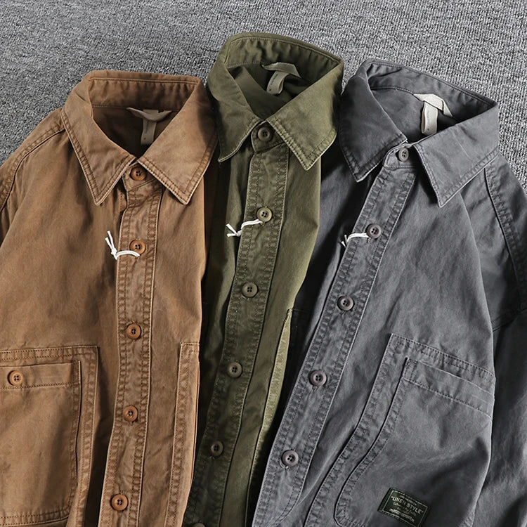 Men’s Tough Guy Heavyweight Washed Work Shirt