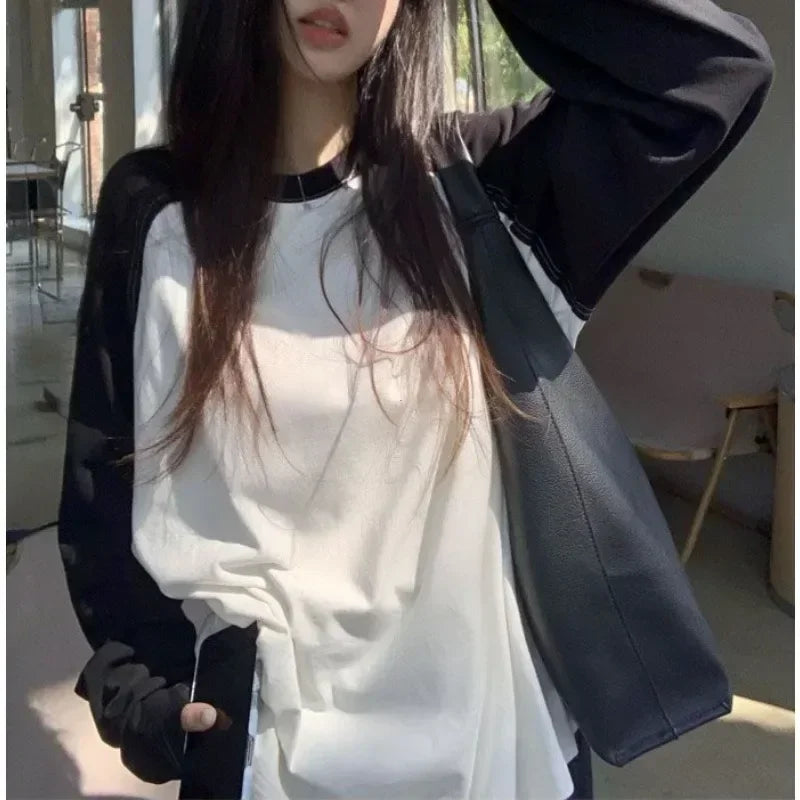 Patchwork Long Sleeve Tee