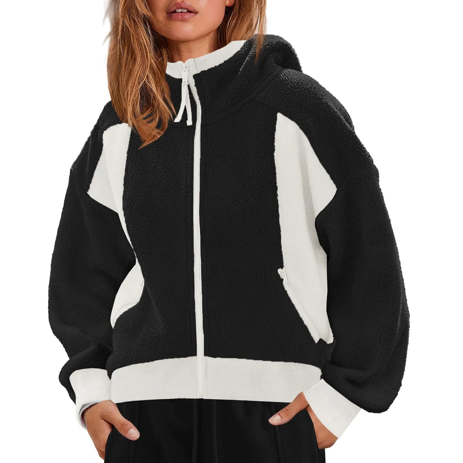 Women Fleece Overcoat