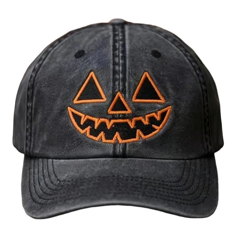 Pumpkin Embroidery Cap