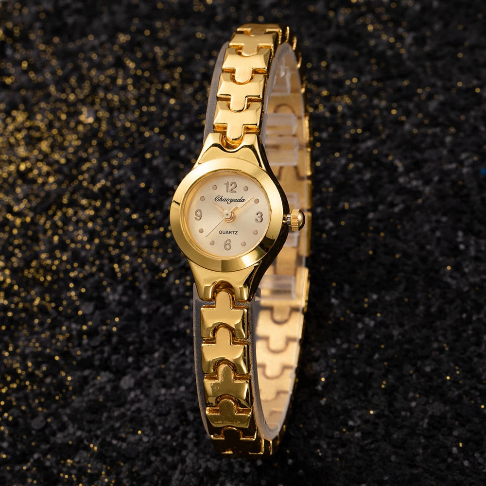 Women’s Gold Bracelet Quartz Watch