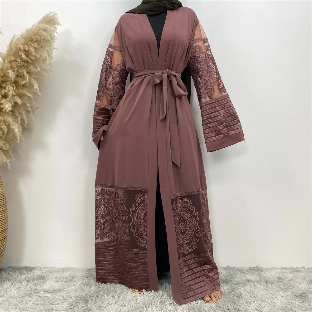 Women’s Gold Rhinestone Abaya