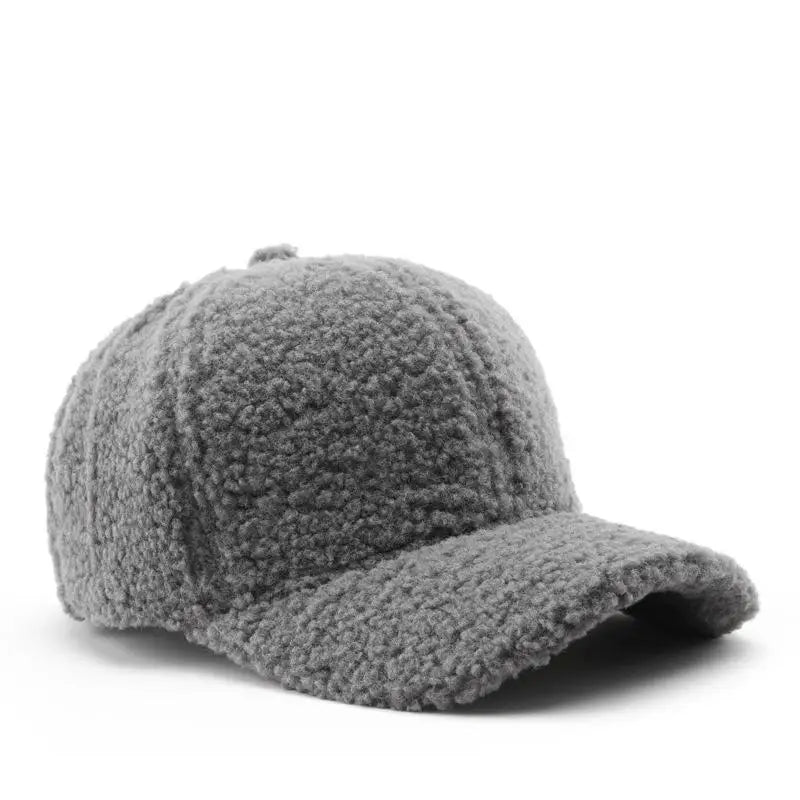 Lamb Wool Baseball Cap