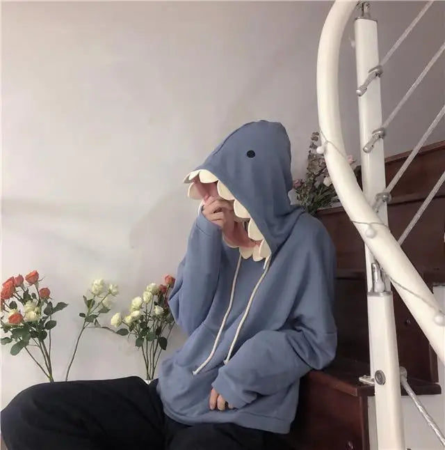 Japanese Kawaii Shark Hoodie
