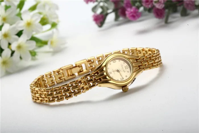 Women’s Gold Bracelet Quartz Watch