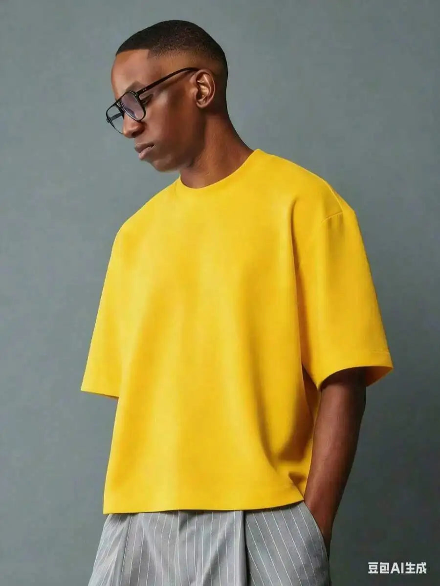 Men's Boxy Crop T-Shirt