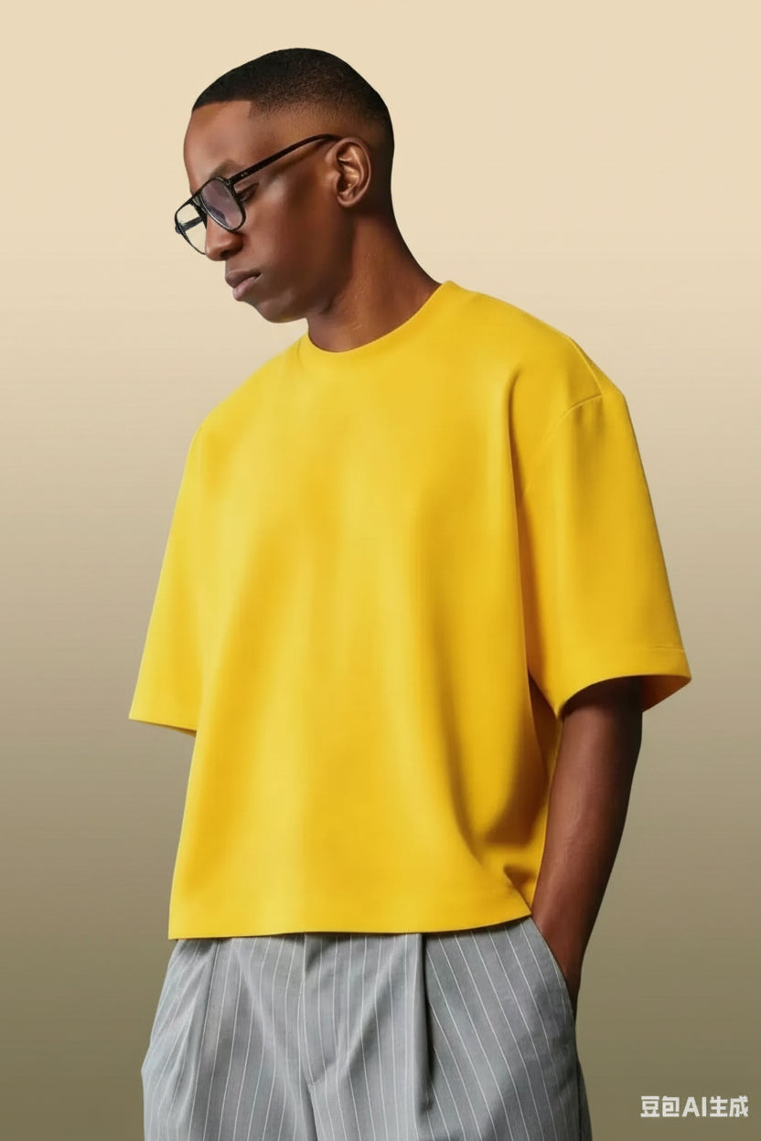Men's Boxy Crop T-Shirt
