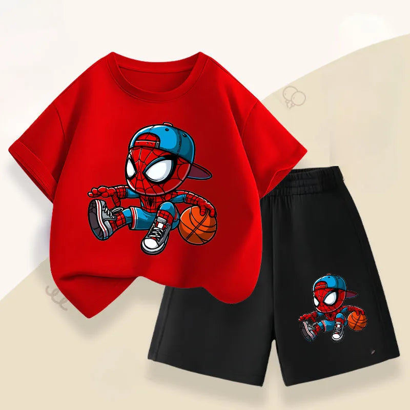 Spiderman boys summer set