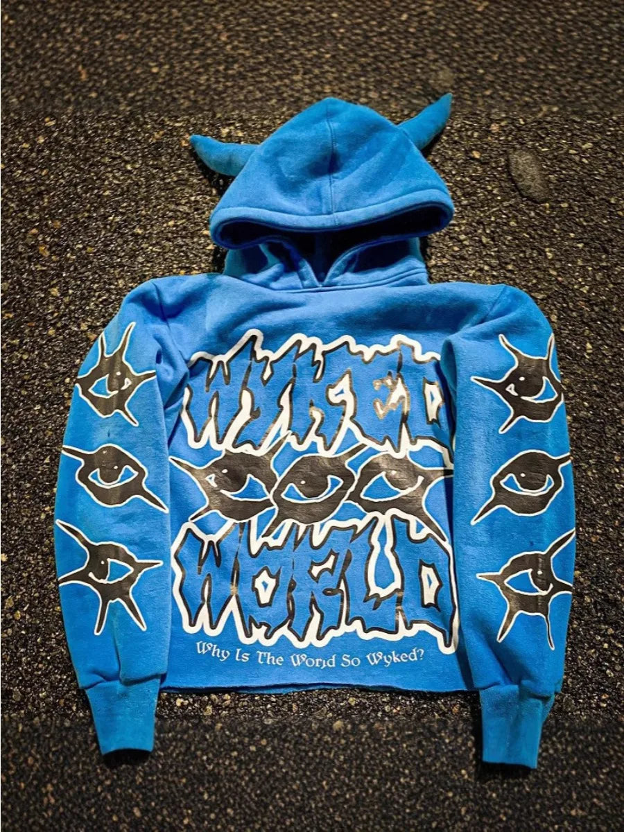 Horn Hat Hoodie
