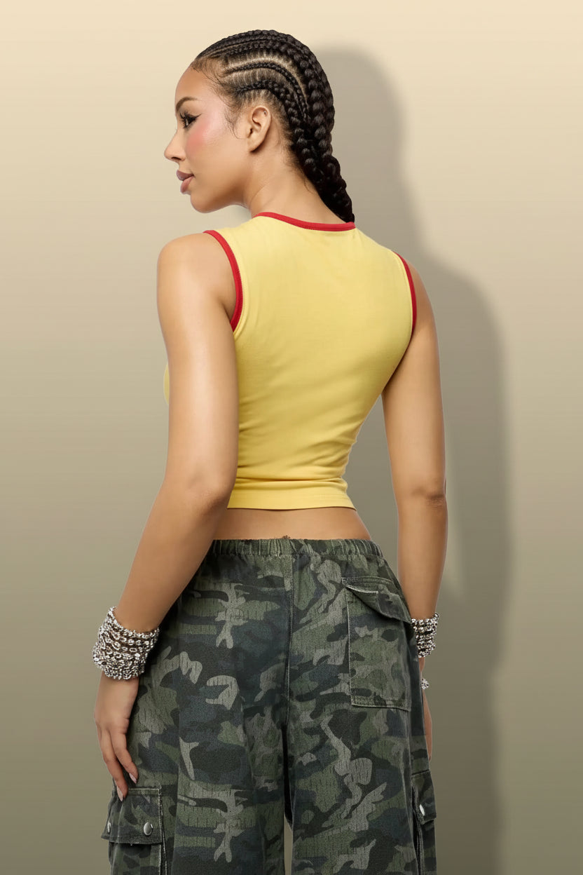 America's Y2K Crop Tank Top
