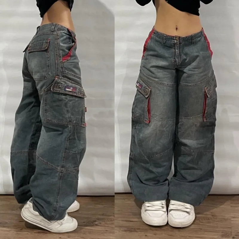 Washed Baggy Jeans