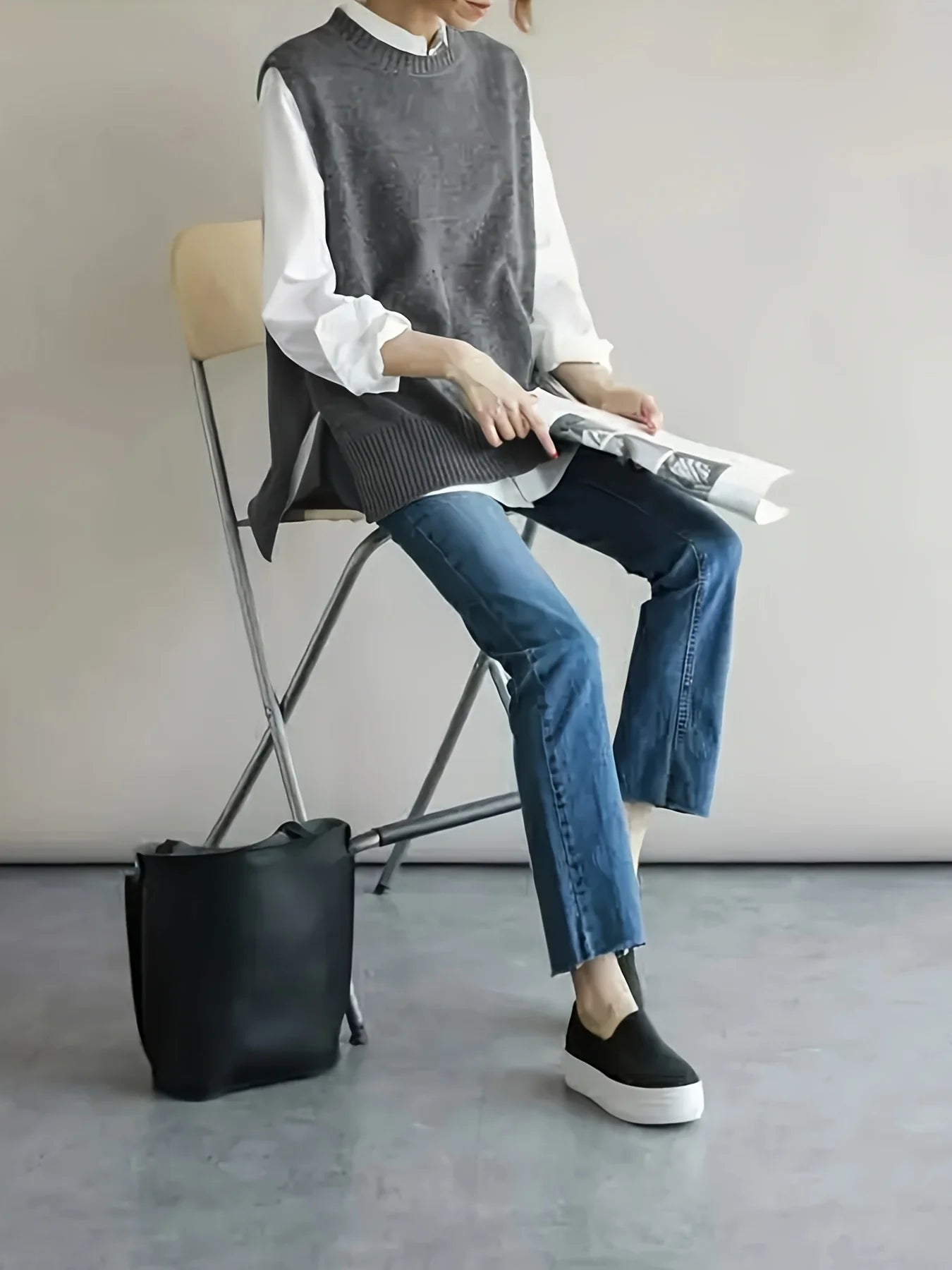 Women's Knit Pullover Vest