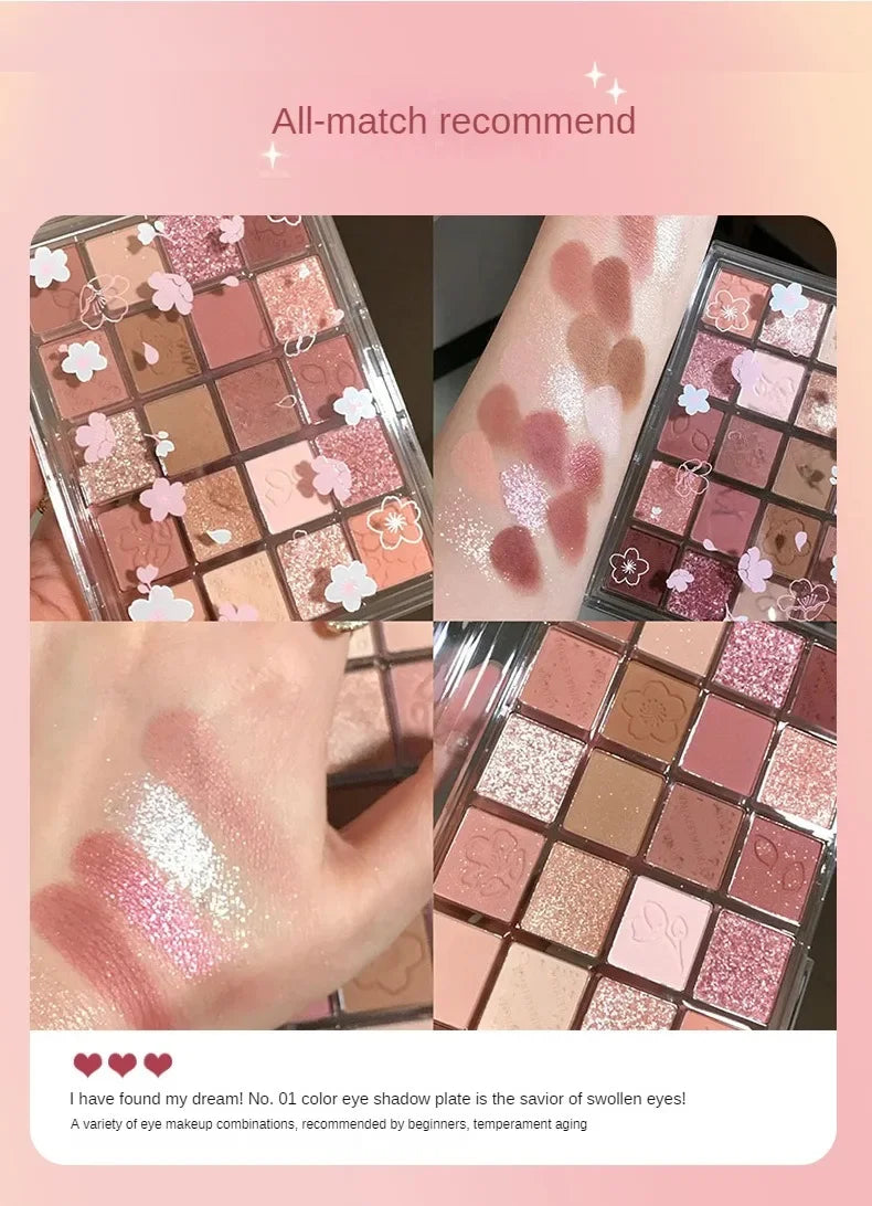 20-Color Matte Eyeshadow Palette