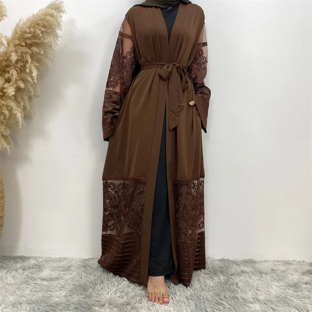 Women’s Gold Rhinestone Abaya