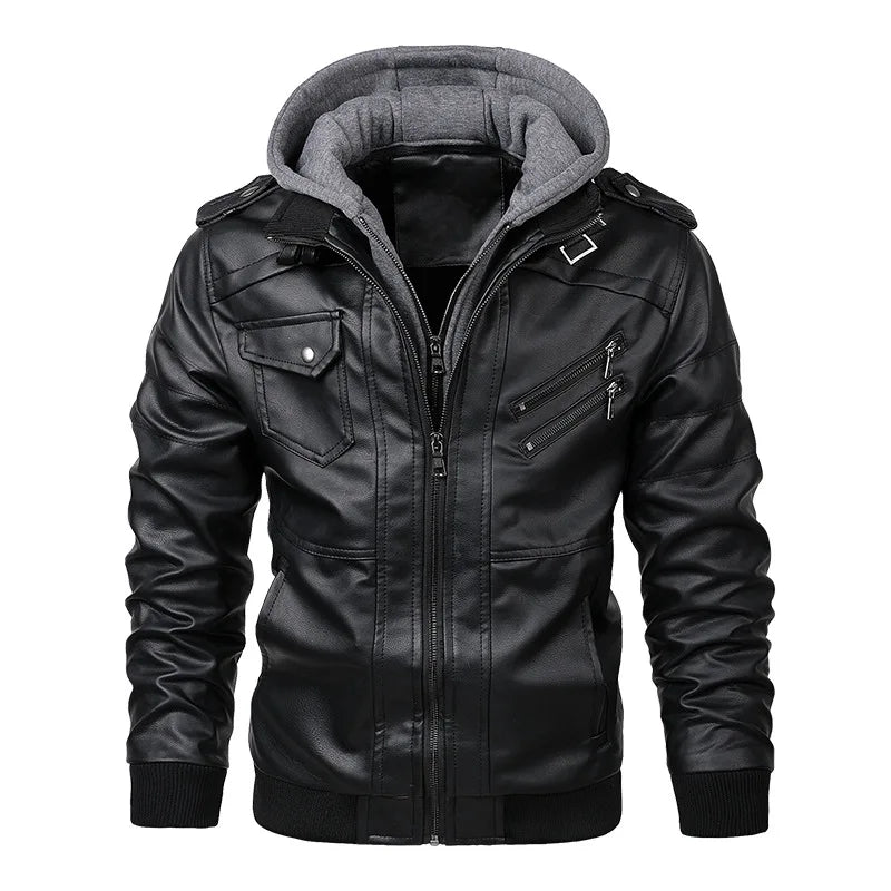 Men’s PU Biker Jacket