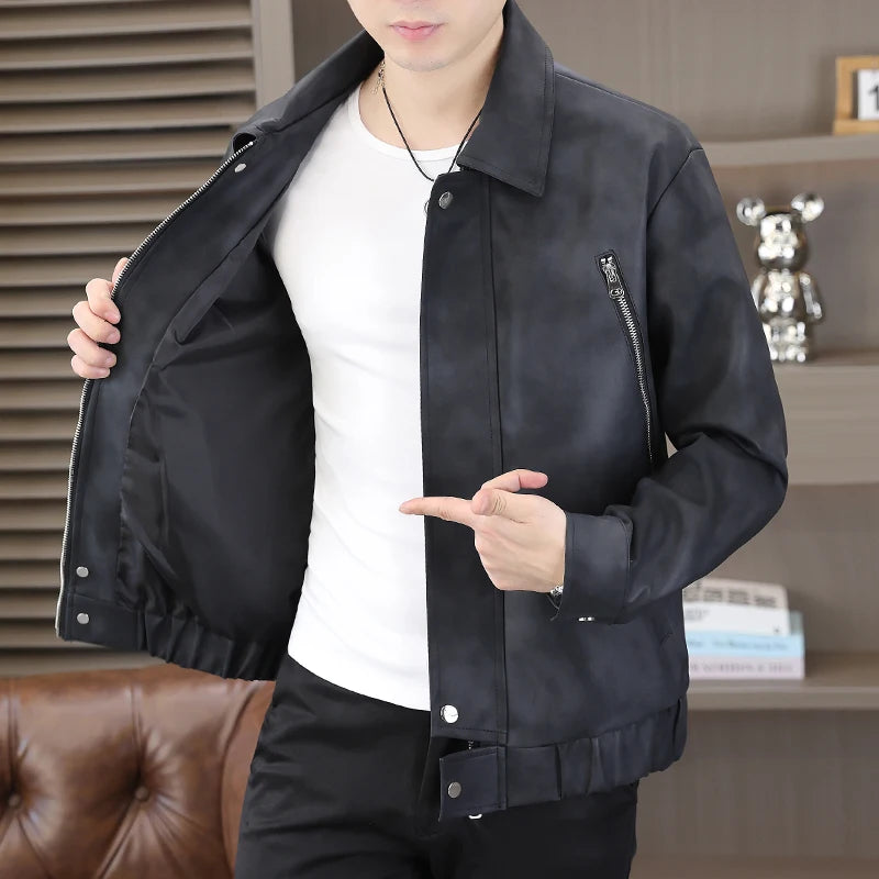 Men’s PU Leather Jacket