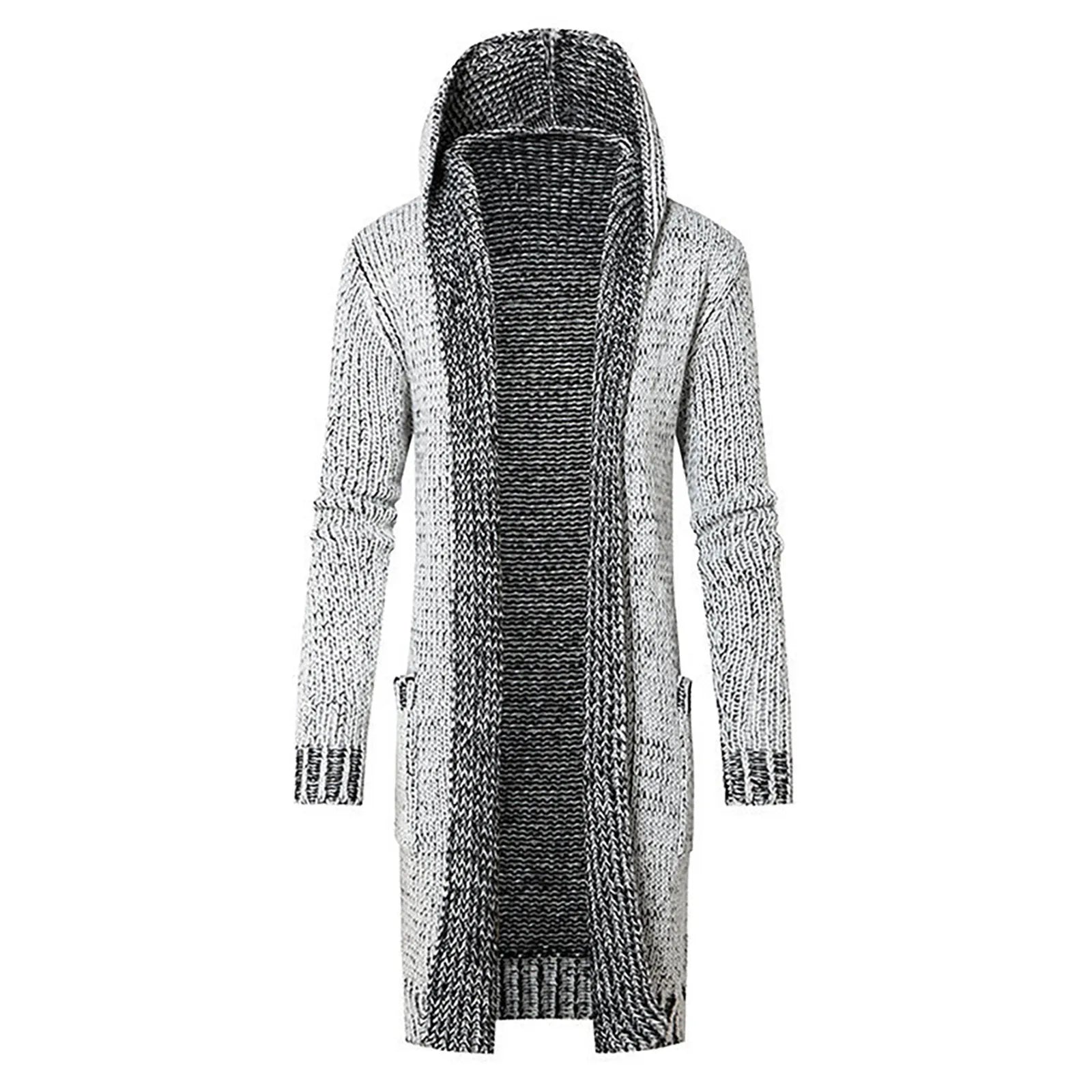 Men's Hooded Cardigan Coat