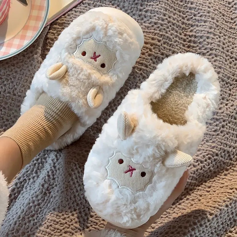 Sheep Fluffy Slippers