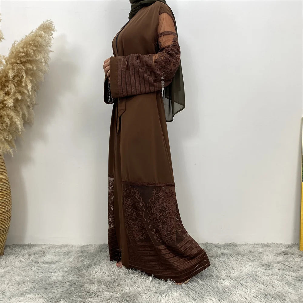 Women’s Gold Rhinestone Abaya
