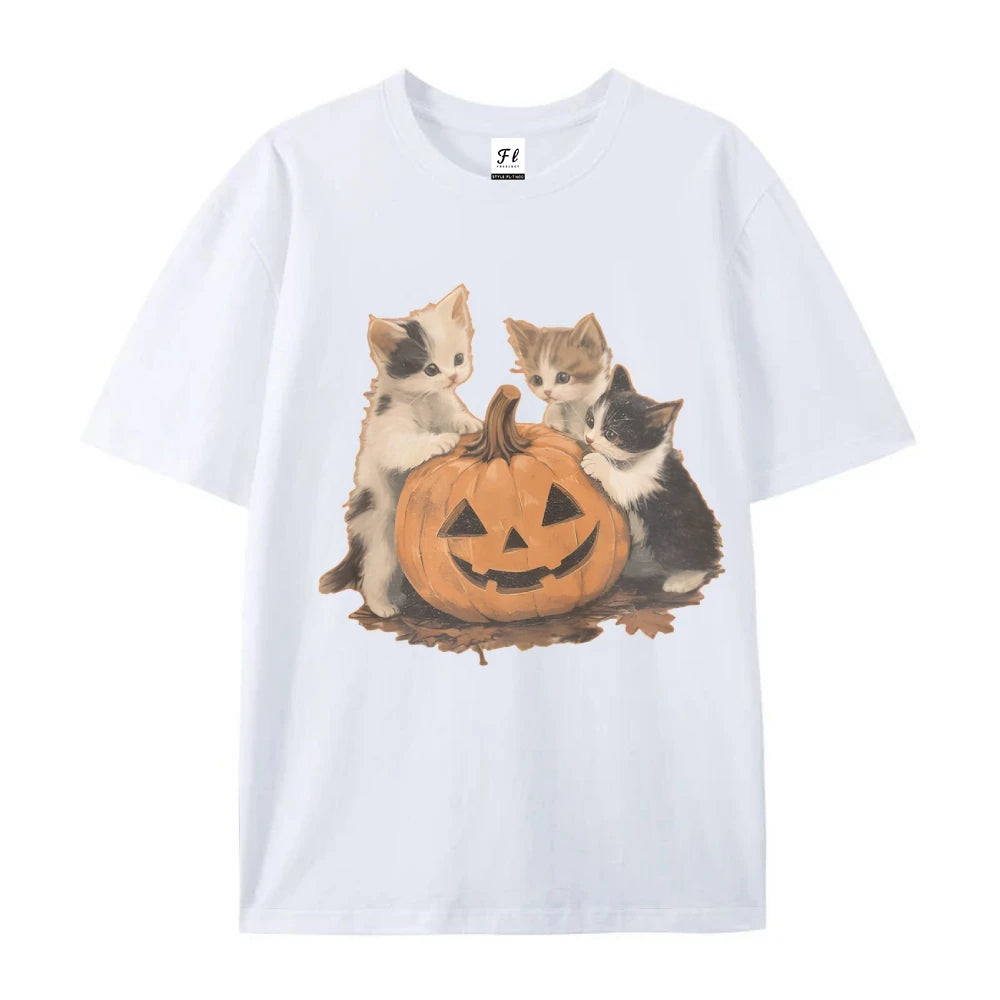 Kitty Pumpkin Tee