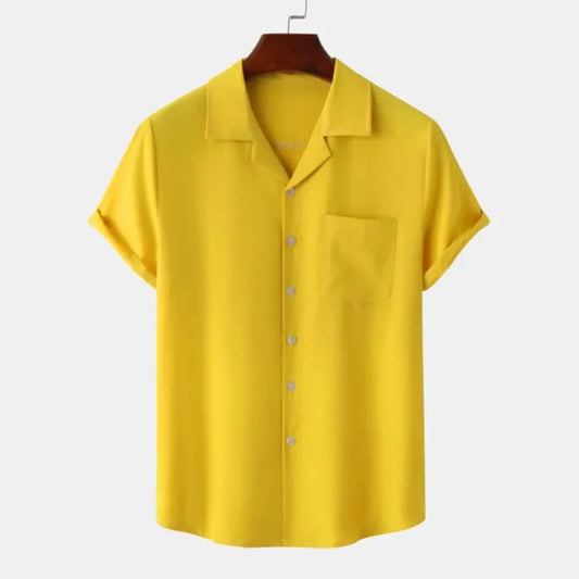 Men’s Summer Casual Hawaiian Short-Sleeve Shirt
