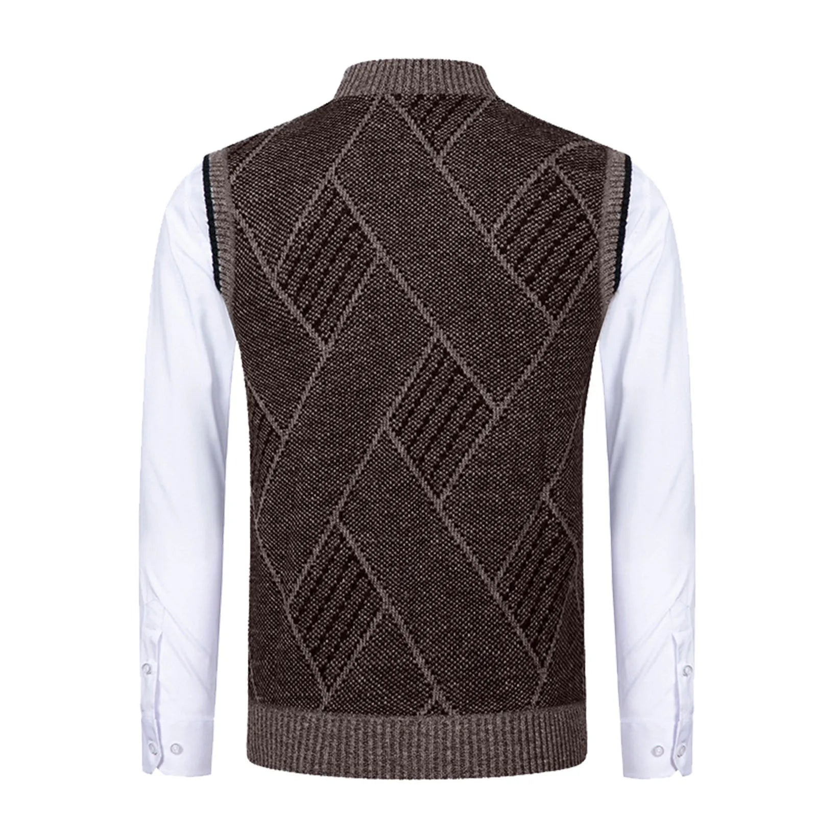 Men's Velvet Cardigan Vest