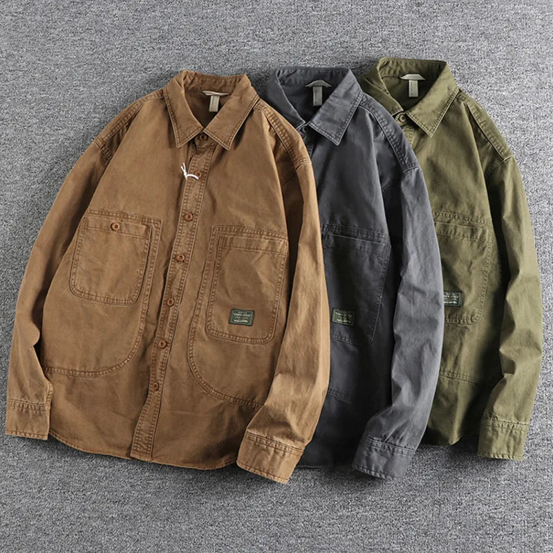 Men’s Tough Guy Heavyweight Washed Work Shirt