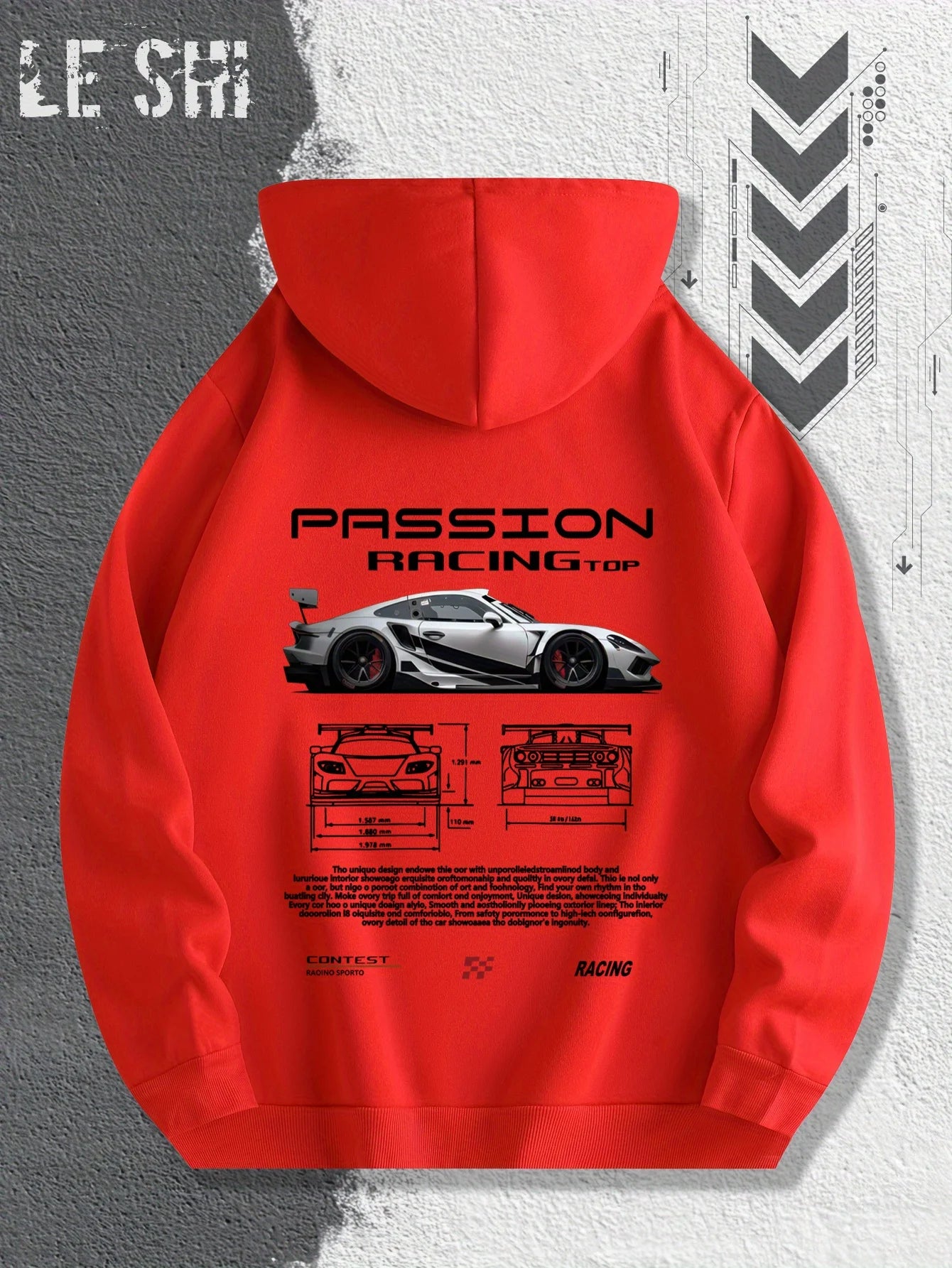 Racing Graphic Hoodie