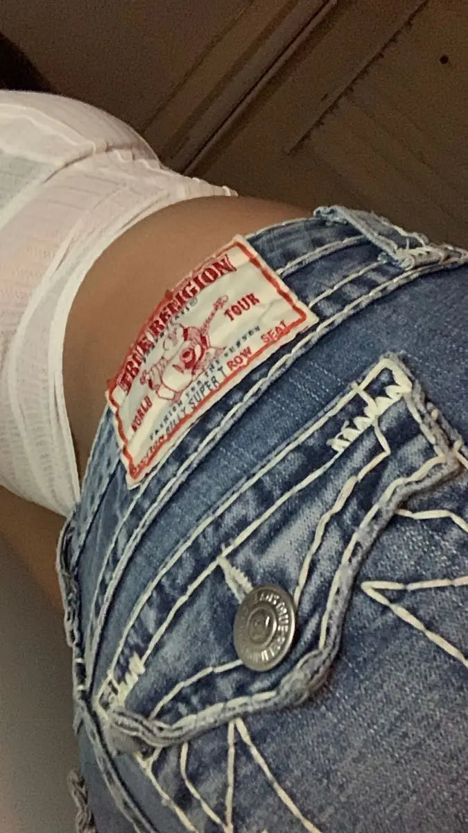 Retro Baggy Embroidered Jeans