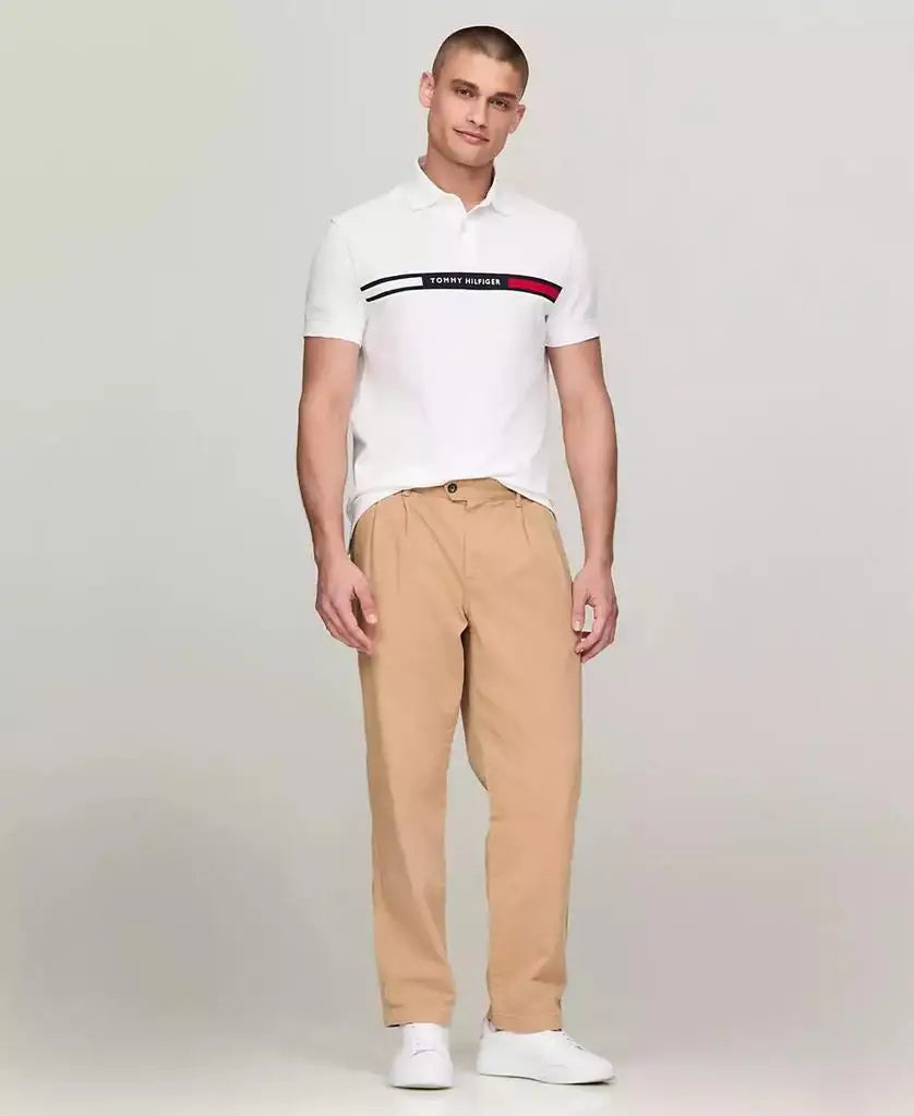 Men's Stripe Polo Shirt