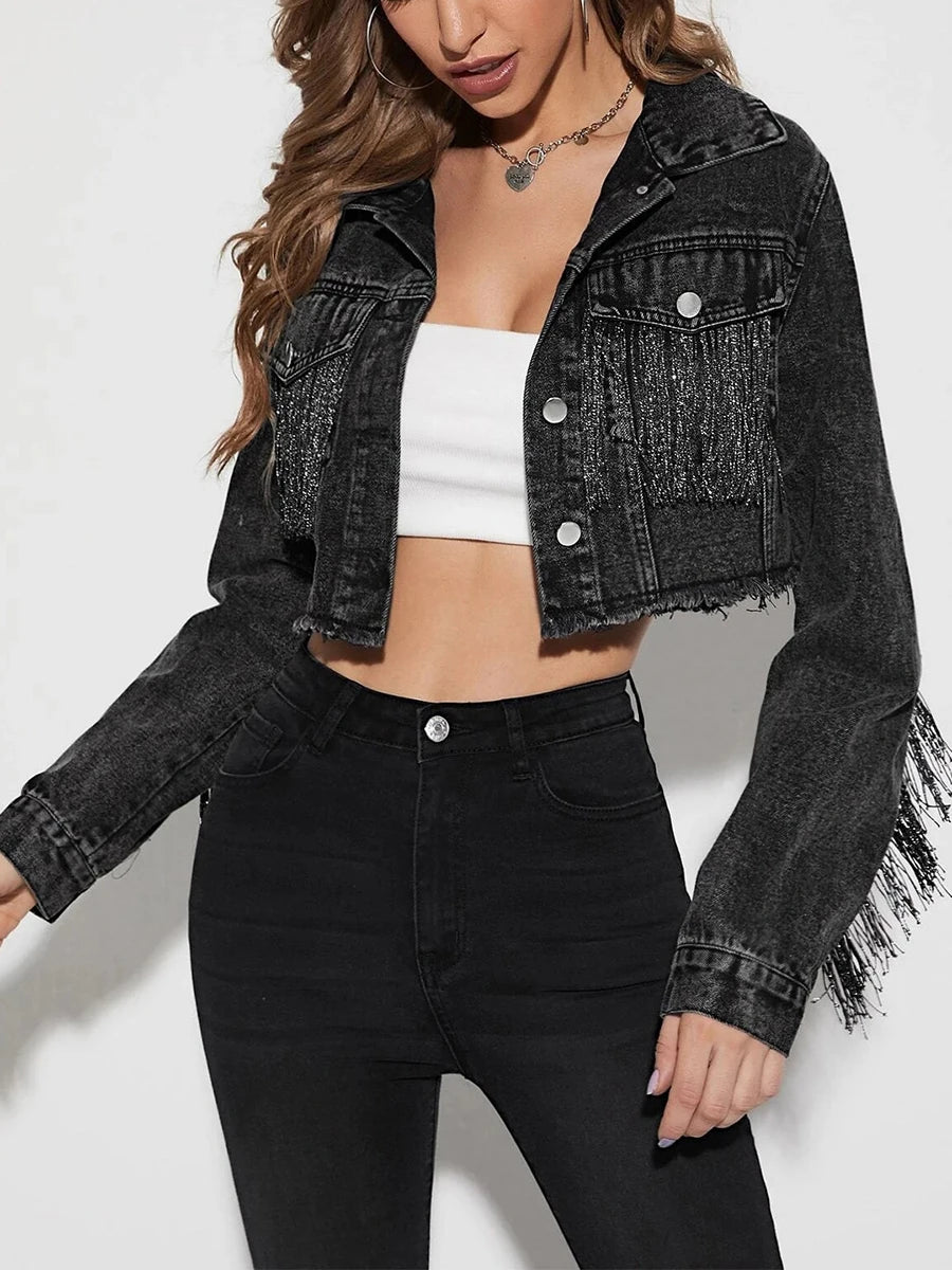 Tassel Denim Jacket