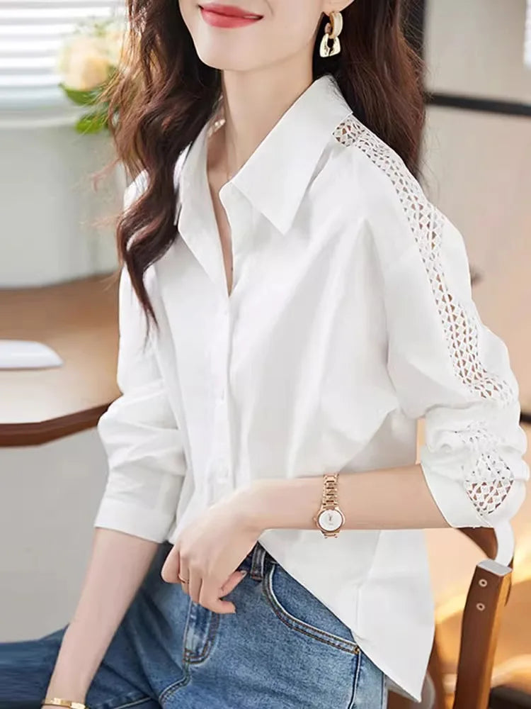 Women's Hollow Out Shirt