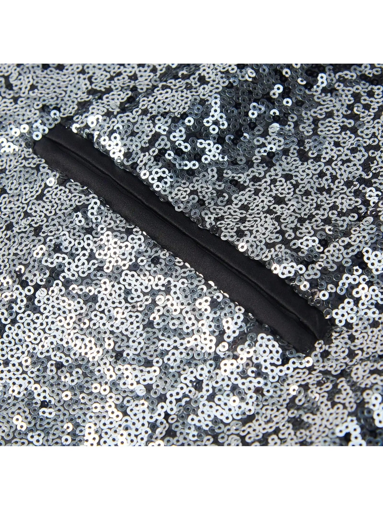 Sequined Tuxedo Jacket