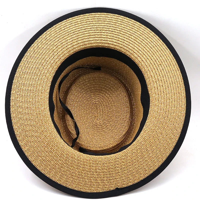 Ribbon Straw Sun Hat
