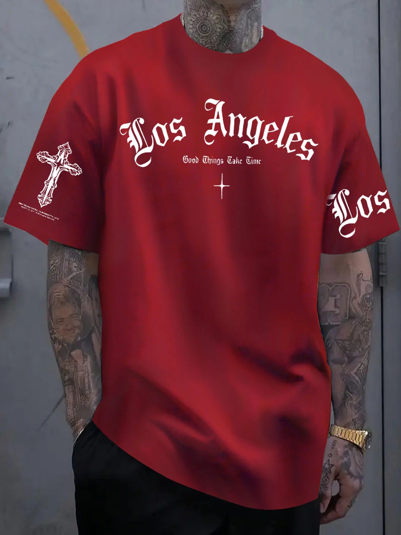 Men's Summer Letter Tee