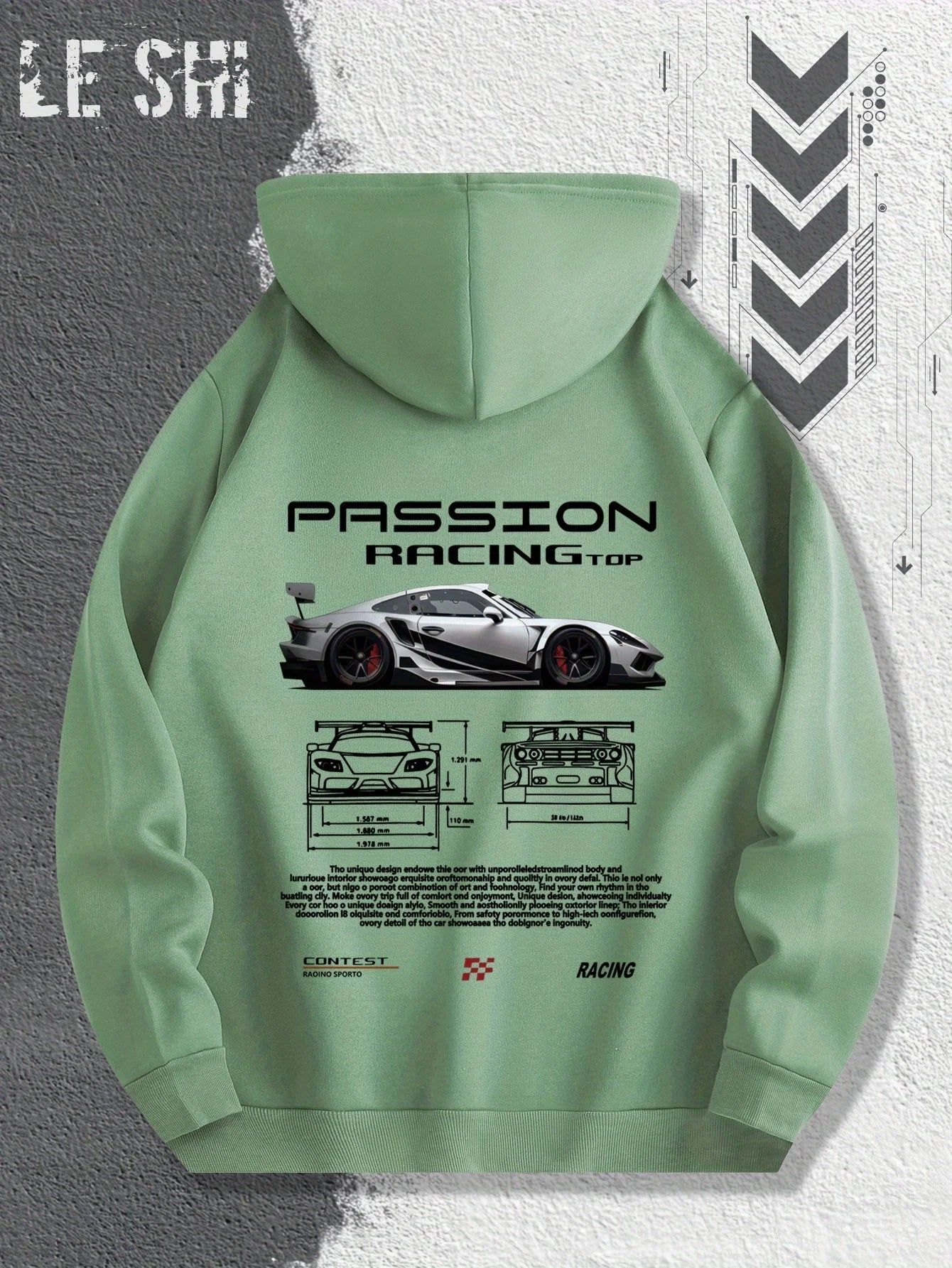 Racing Graphic Hoodie