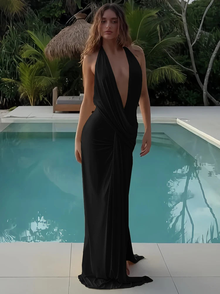 Backless Evening Dress