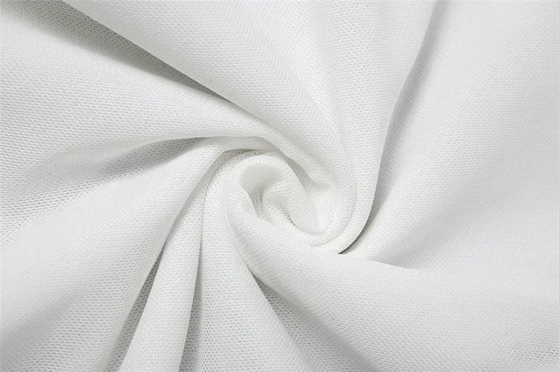 White Gothic Midi Dress