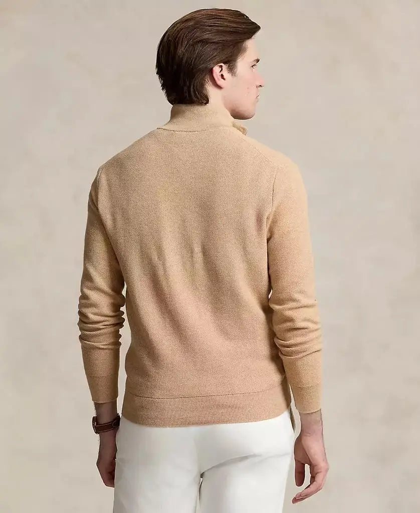 Mens Mesh Knit Sweater