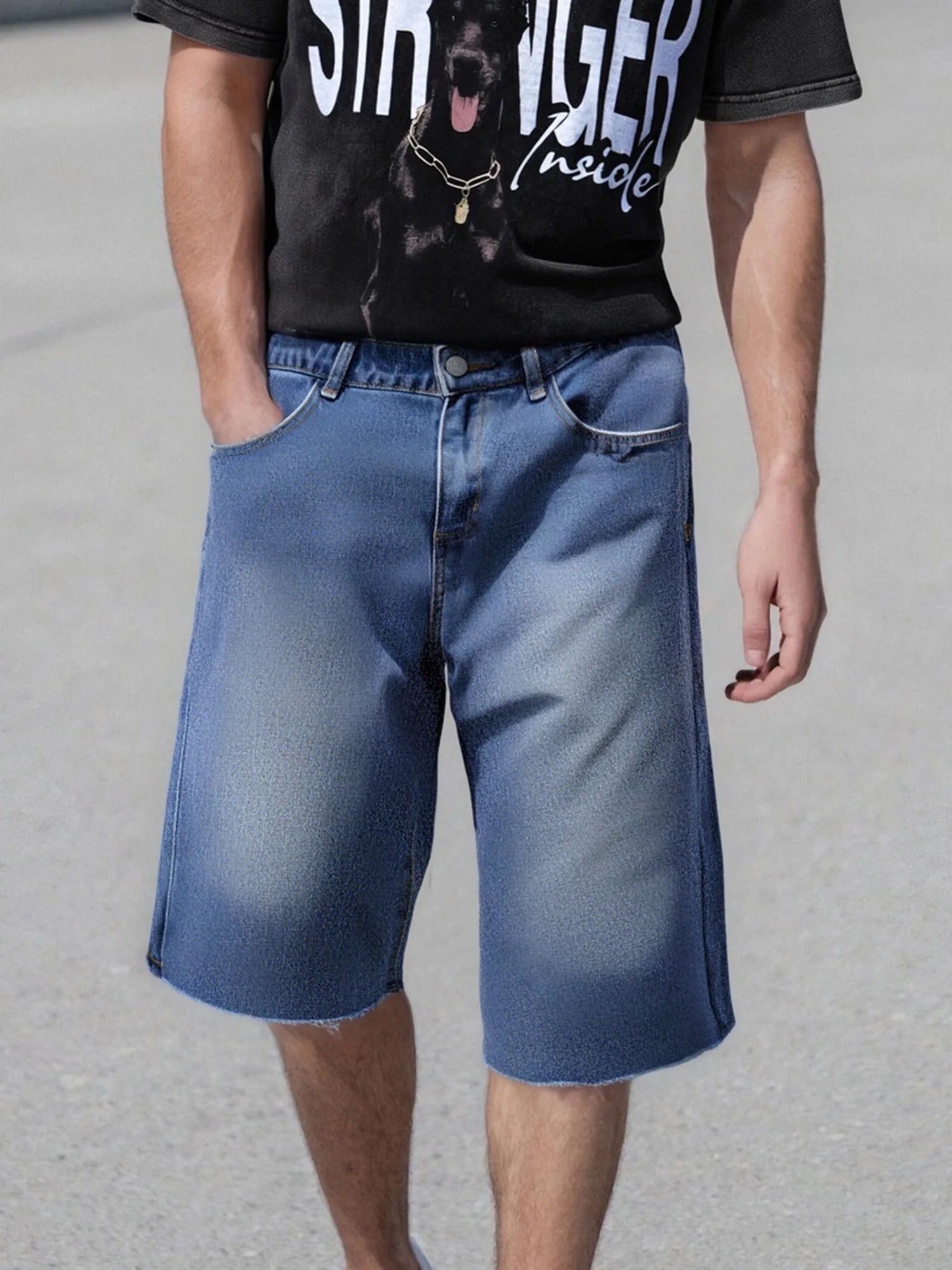 Men's Denim Capri