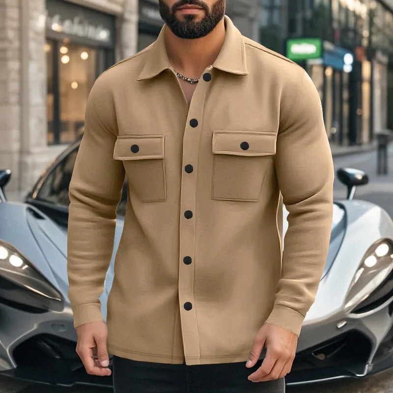 Men's Casual Shirt Jacket