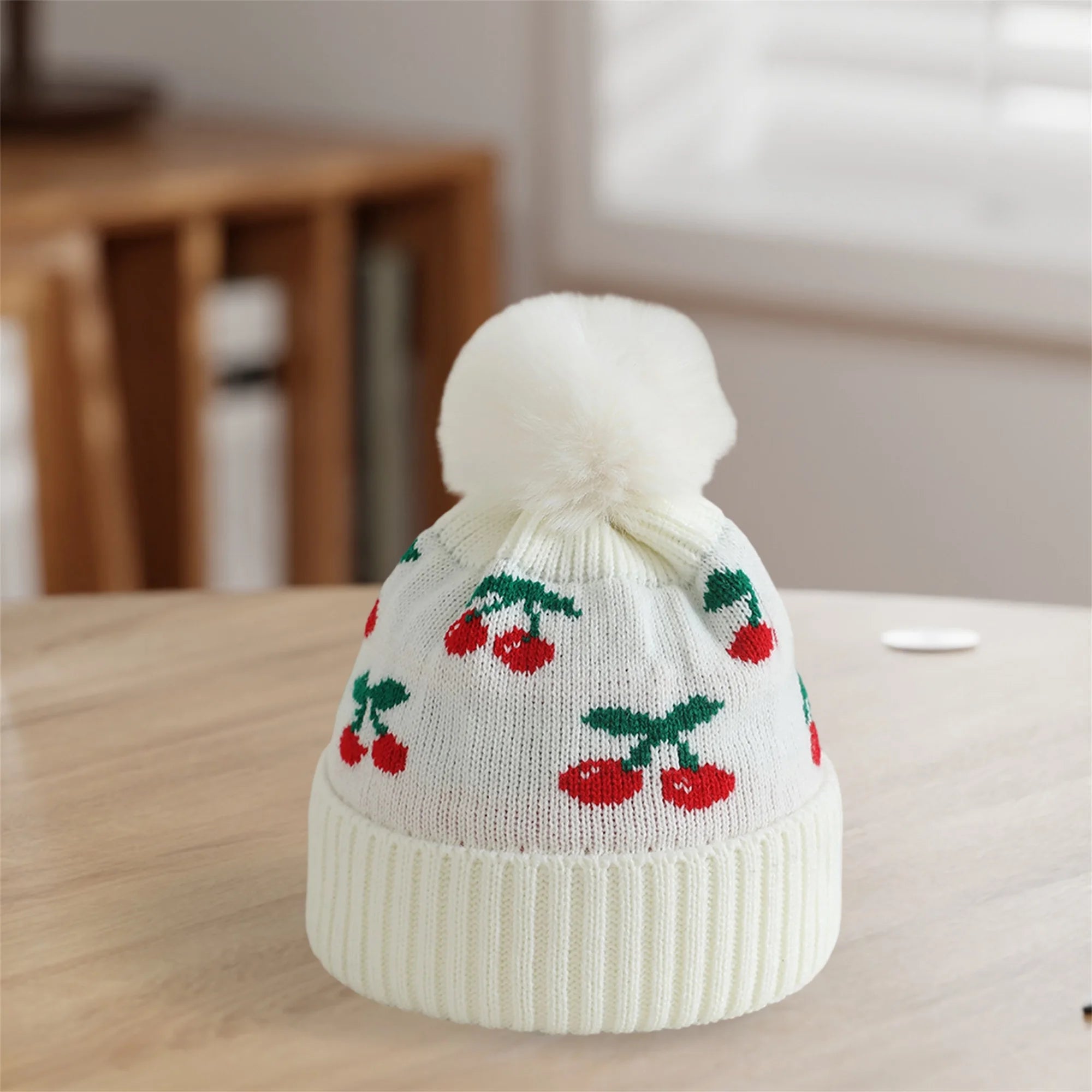 Strawberry Knitted Beanie