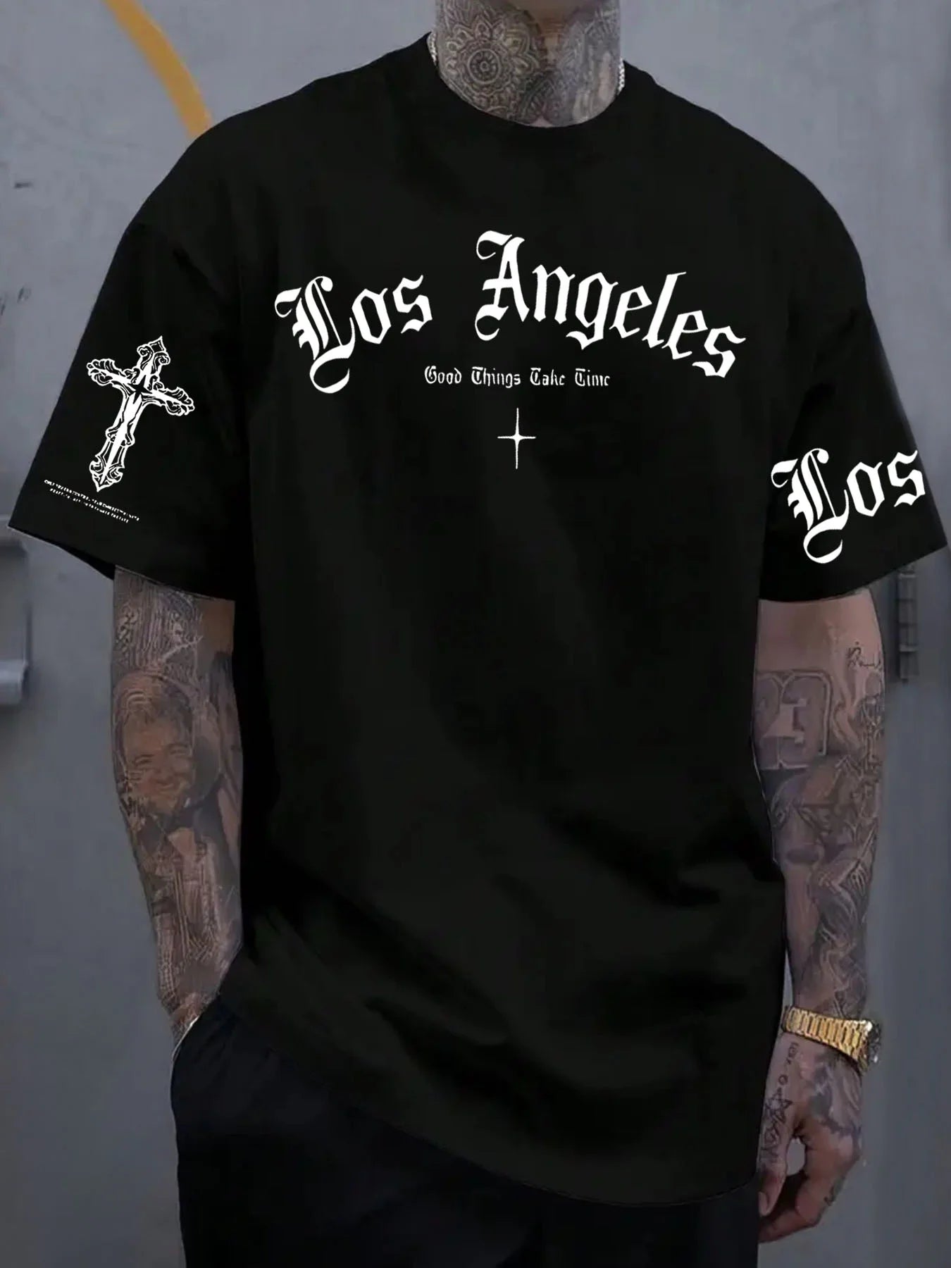Men's Summer Letter Tee