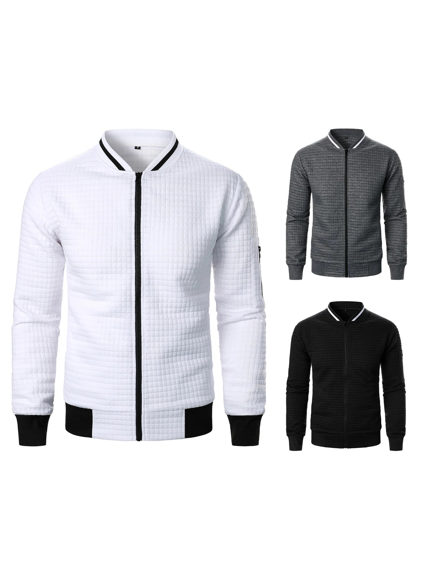 Men's Casual Zip-Up Jacket